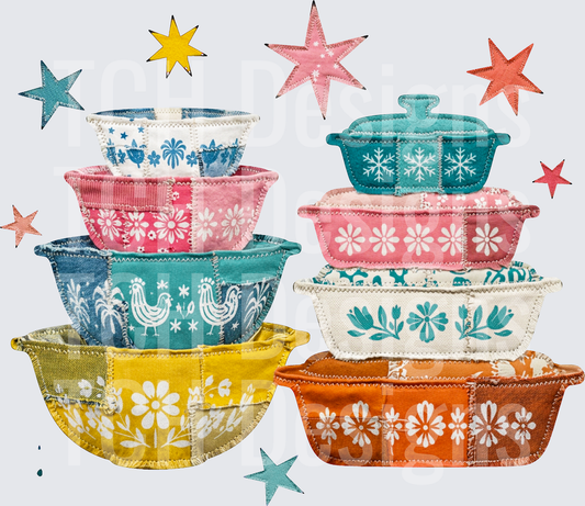vintage dishes faux emb