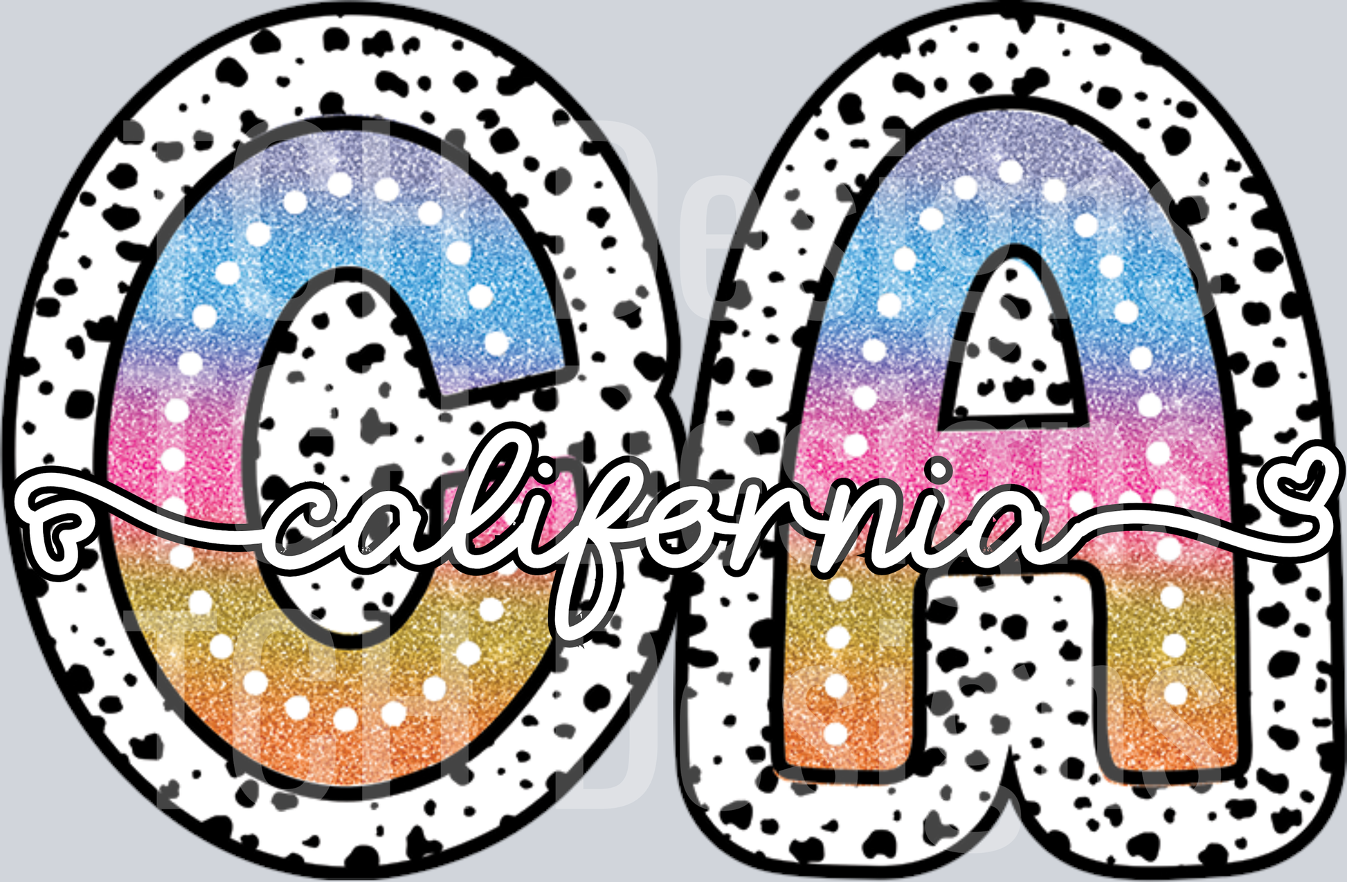 CALIFORNIA-TIEDYE DOTTIE STATE