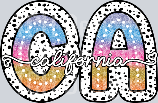 CALIFORNIA-TIEDYE DOTTIE STATE