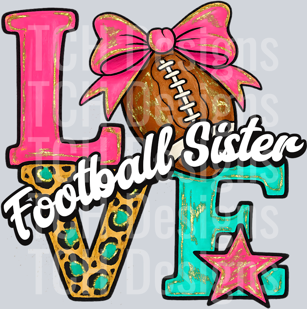 Love Football Sister HWDS