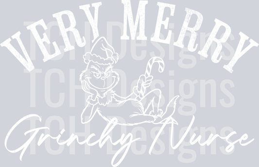 Very merry Grinchy Nurse