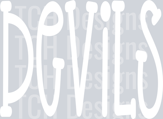 DEVILS white