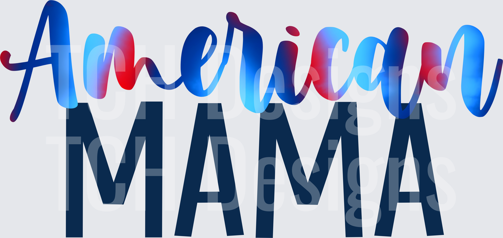 AMERICAN WATERCOLOR MAMA