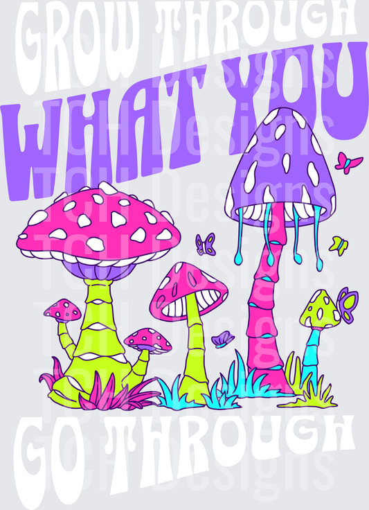 GROW THROUGH WHAT YOU GO THROUGH