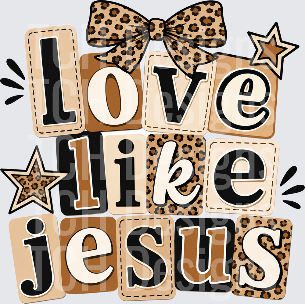 Love Like Jesus Leopard