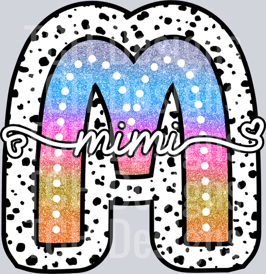 MIMI-TIE DYE DOTTIE NAMES