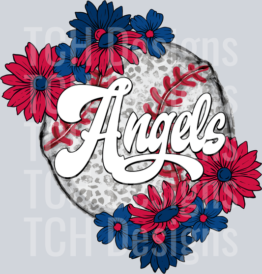 AngelsFloralBaseball