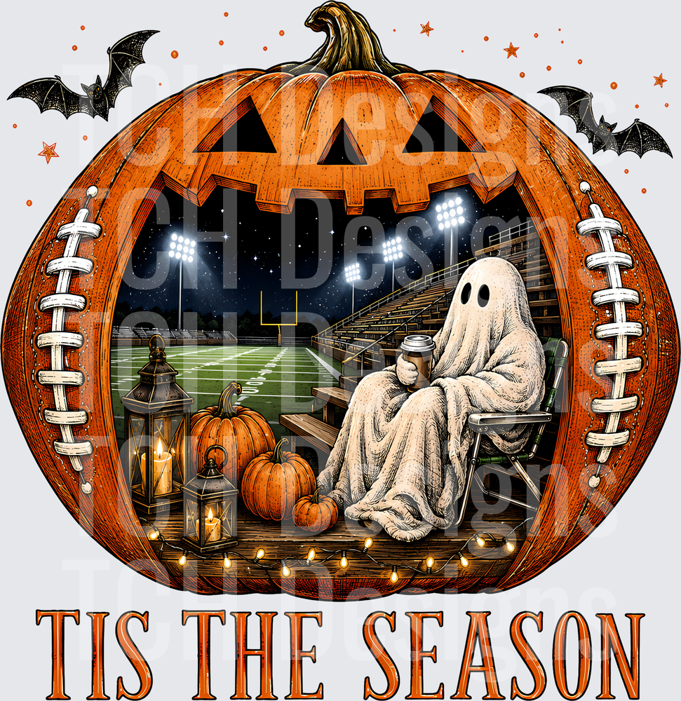 Tis The Season Ghost in Pumpkin