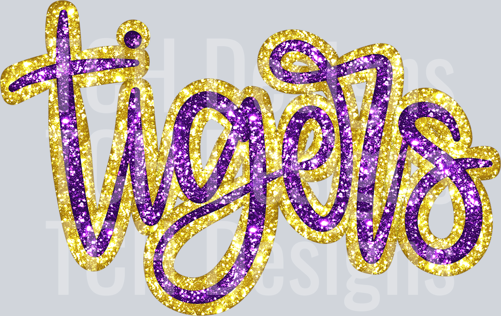 Tigers_Purple_Gold_Glitter_Glow