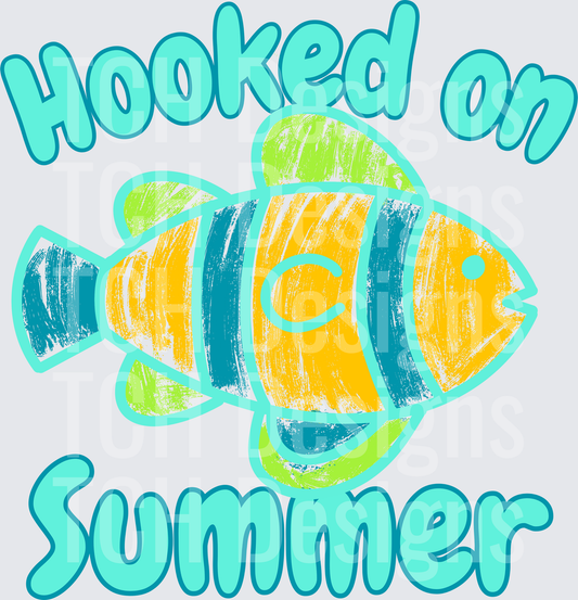 HOOKED ON SUMMER - art by Owen