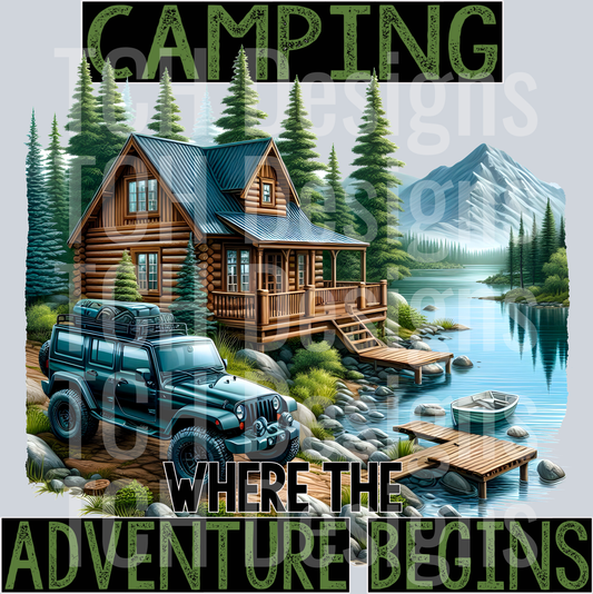 Camping Where The Adventure Begins Jeep
