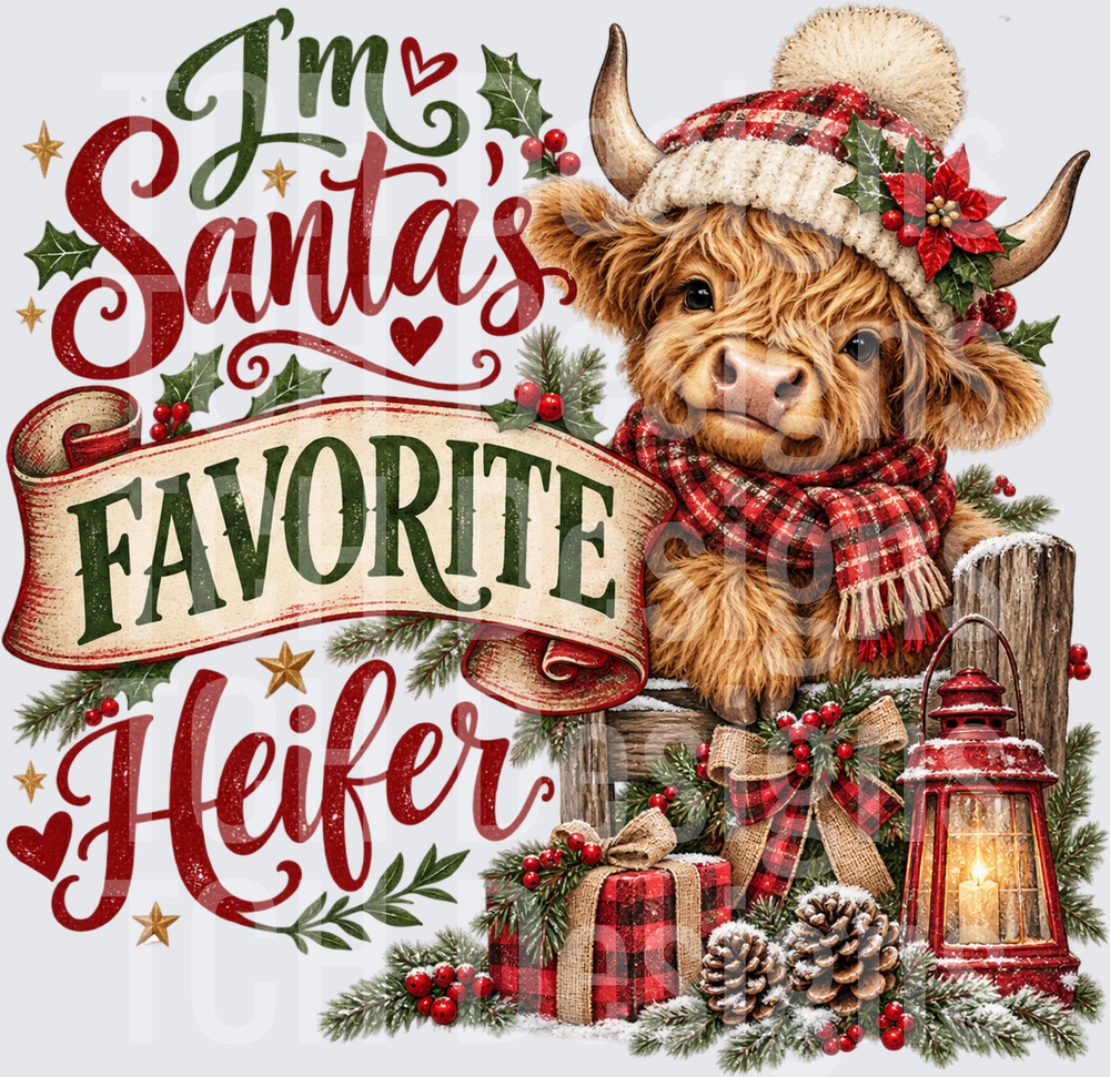 I'm Santa's Favorite Heifer