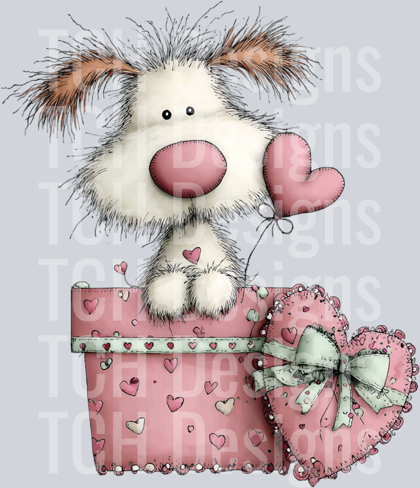 Whimsical Valentine Bunny Clipart (18)