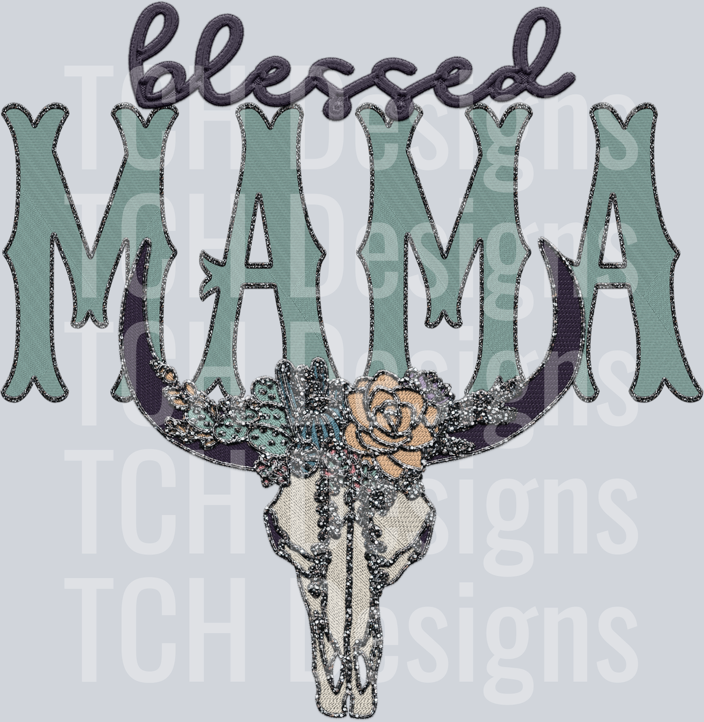 blessed blingy bull MAMA HWDS