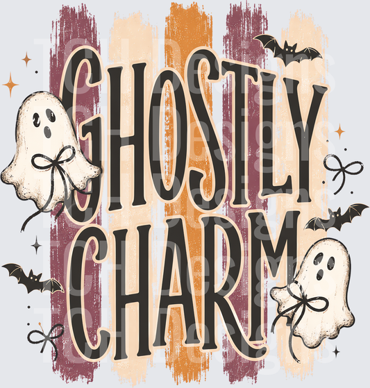 Striped Ghostly Charm