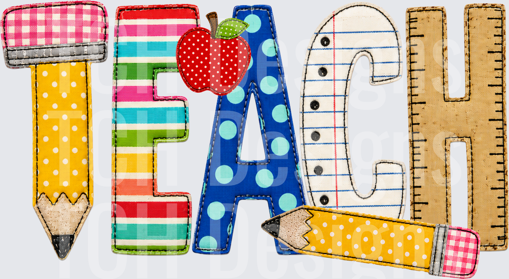 TEACH FAUX EMBROIDERY