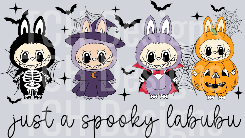 OR 27062025 LAM Just A Spooky Labubu Doll Monster Halloween 8