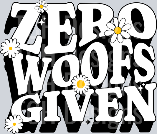 ZERO WOOFS GIVEN