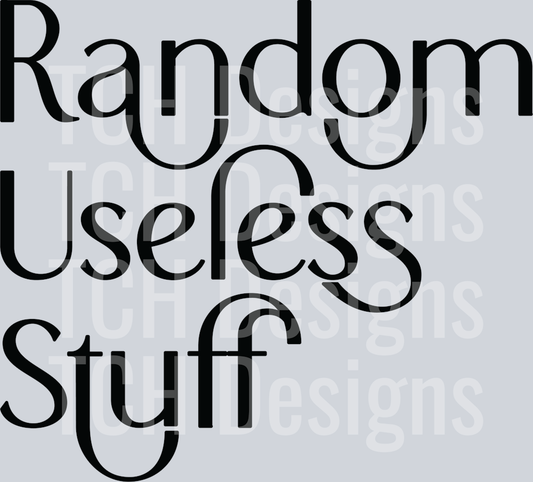 10-Random useless stuff