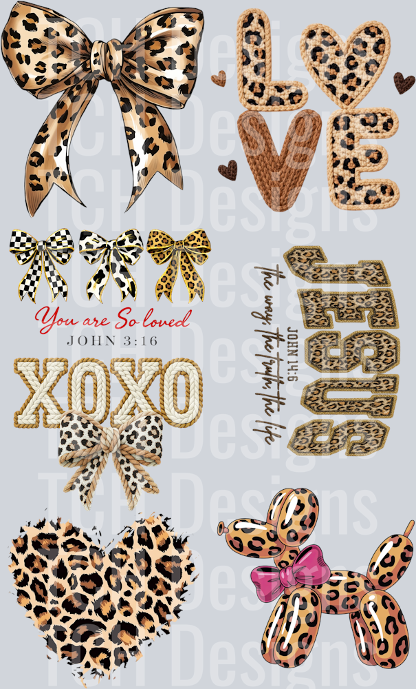 Animal Print Love Premade Gang 22x36