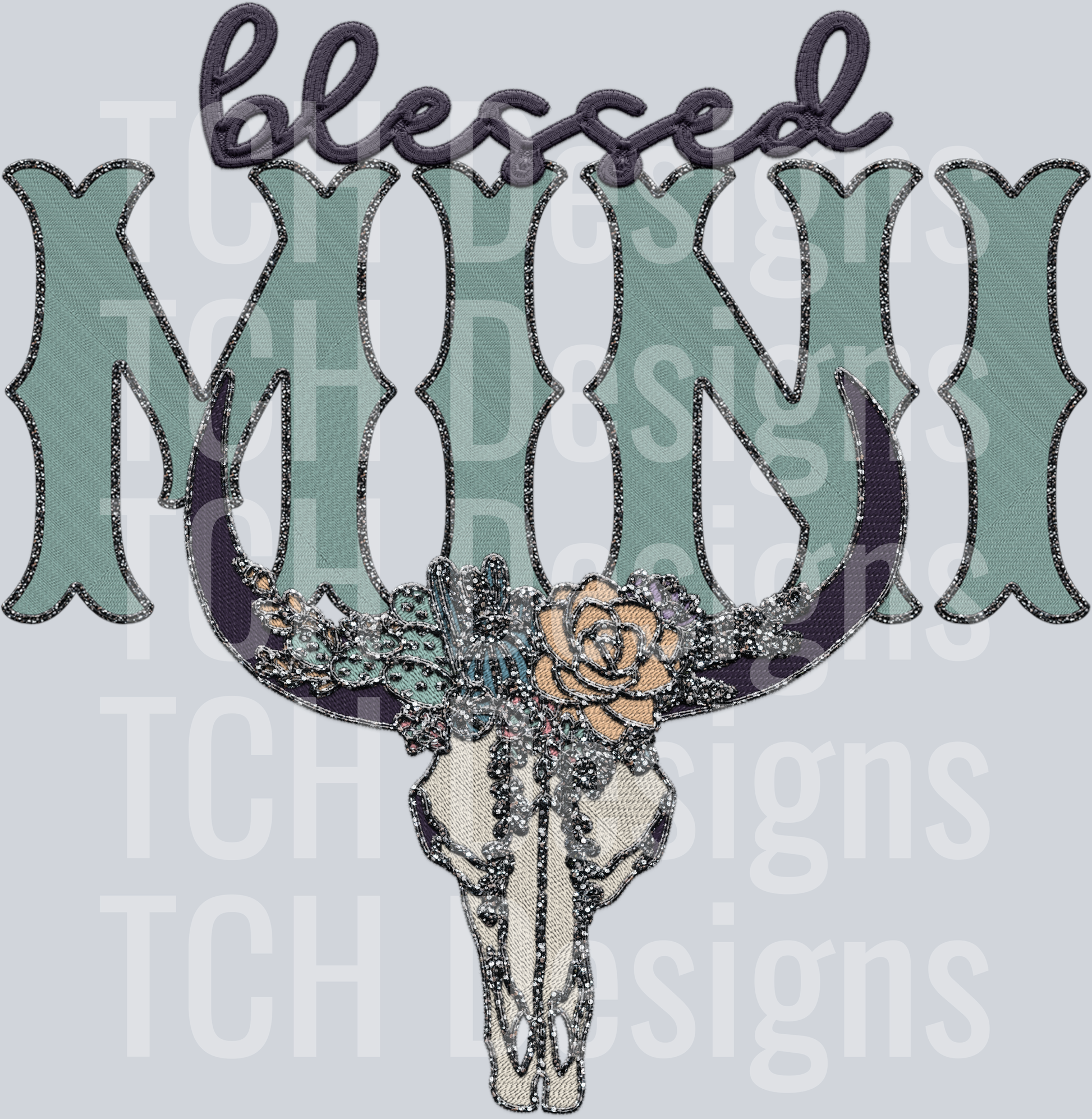 blessed blingy bull MINI HWDS