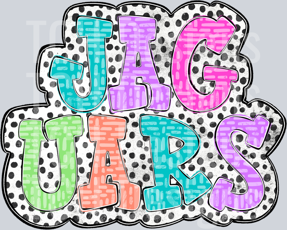 Jaguars_Colorful_Dalmatian_Dots