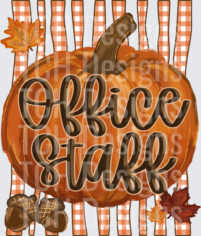 office staff fall