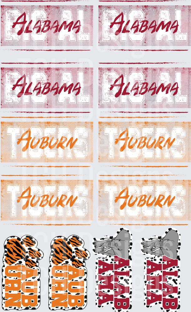 Bama and Auburn Premade 2