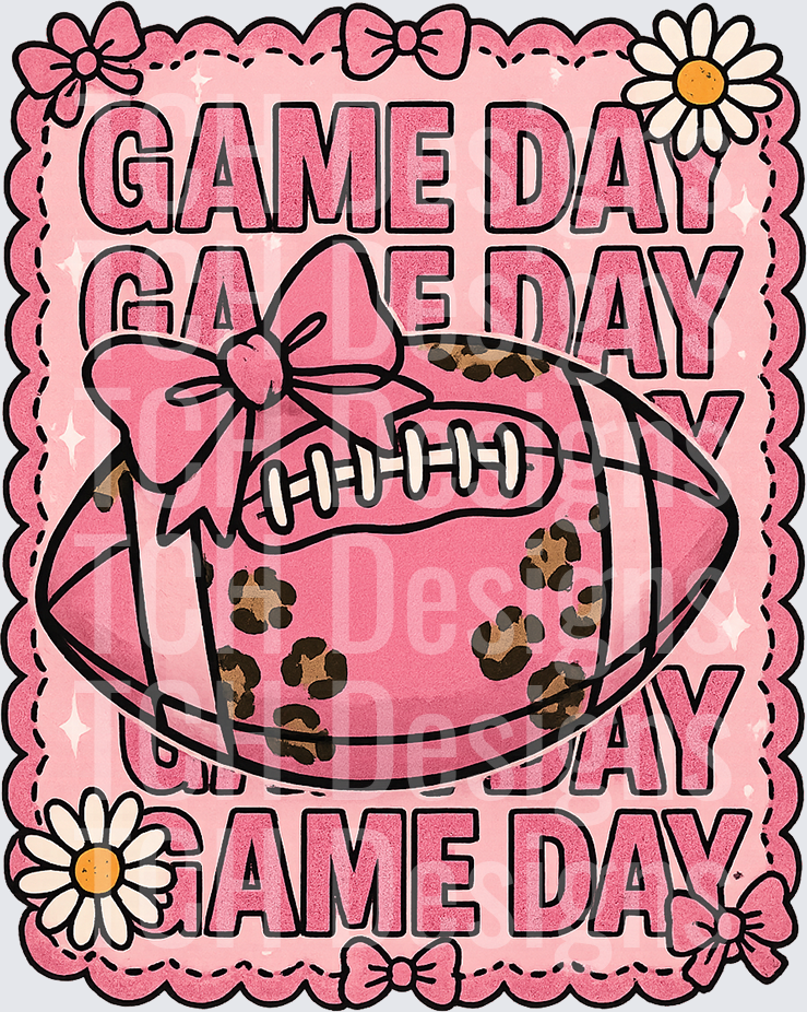 Football Game Day Pink