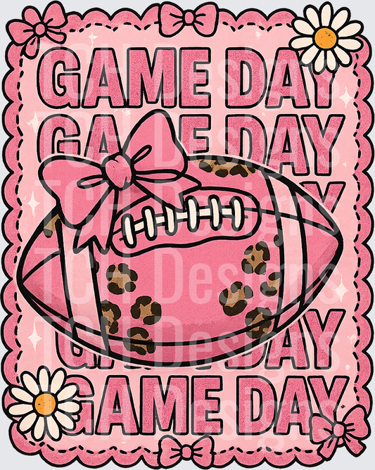Football Game Day Pink