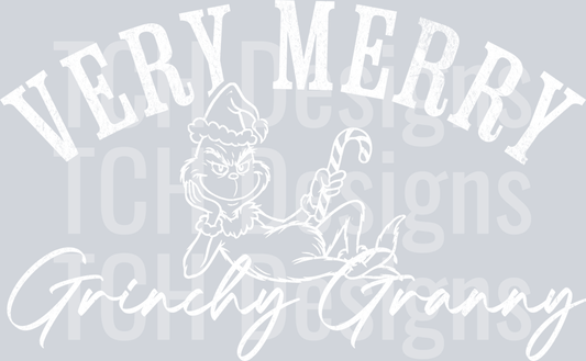 Very merry Grinchy granny