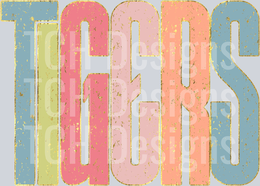Tigers_Colorful_Distressed_Metallic_Gold