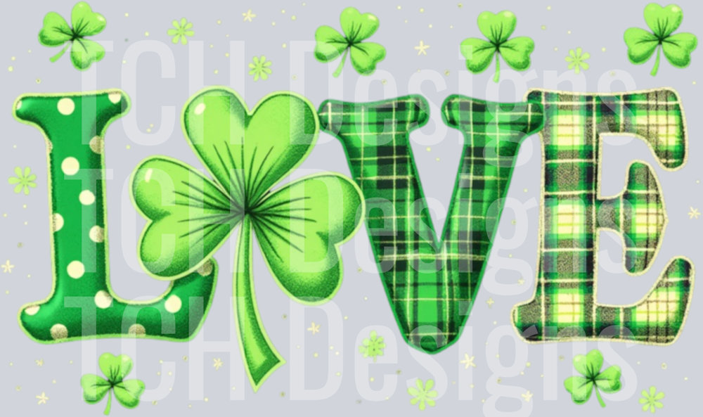 Love Cute Green St Patrick_s Day