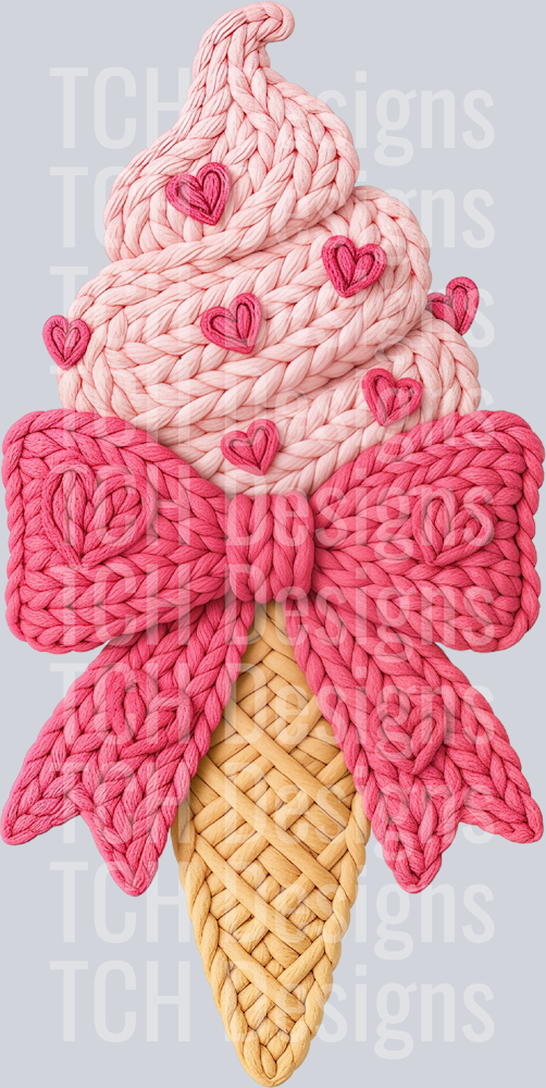 Crochet Ice Cream Png