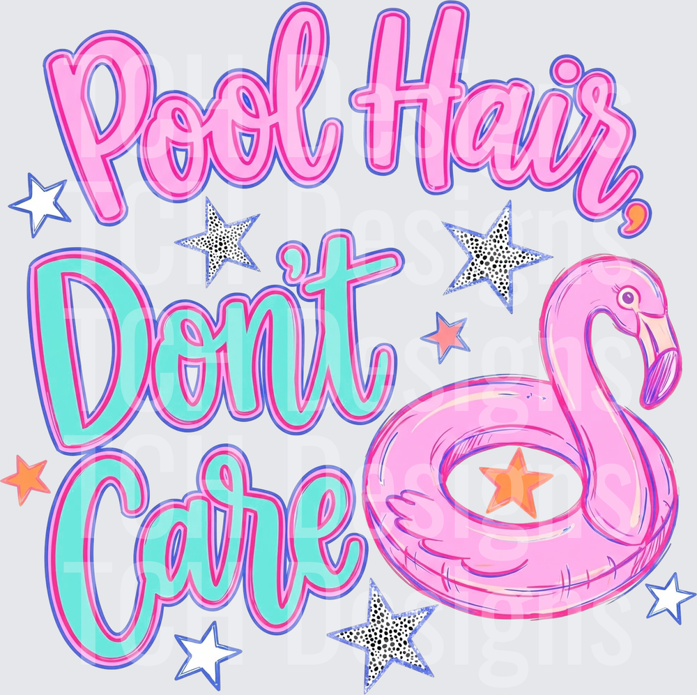 pool hair dont care hwds