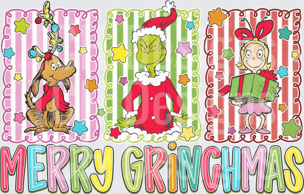 Striped Merry Grinchmas