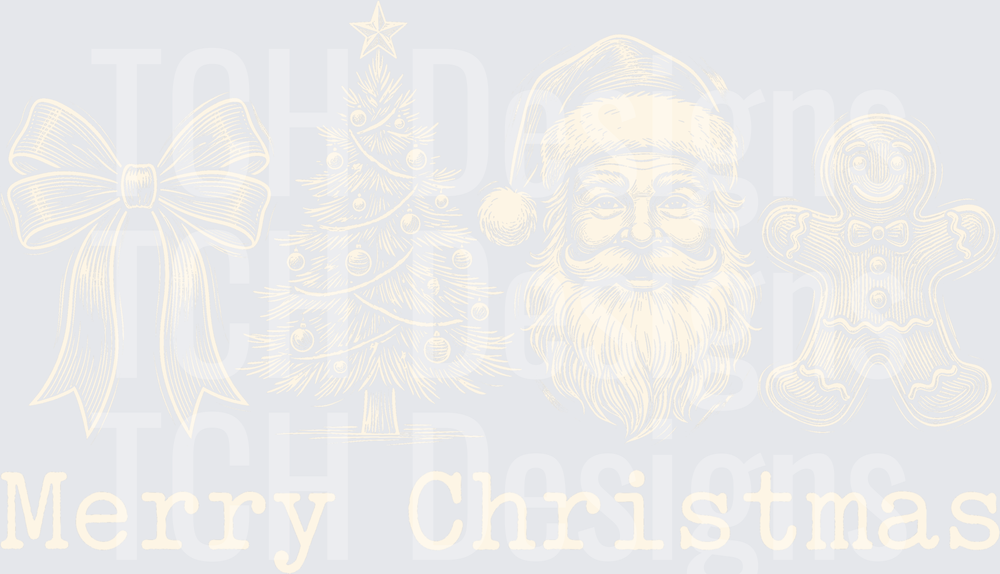 Merry Christmas White