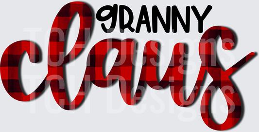 GRANNY CLAUS PLAID