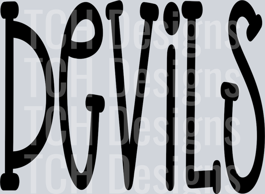 DEVILS black