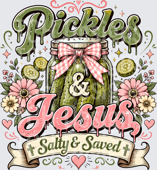 Untitled Design - Preppy Christian Pickles & Jesus PNG