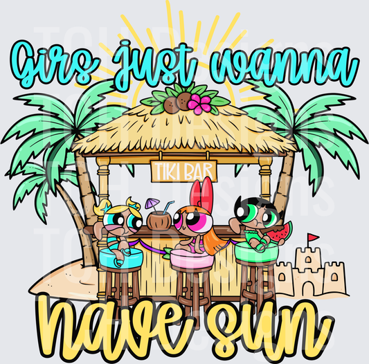 Girls just wanna have sun power puff girls