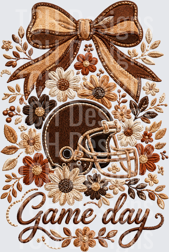 Game Day Embroidered
