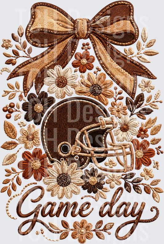 Game Day Embroidered