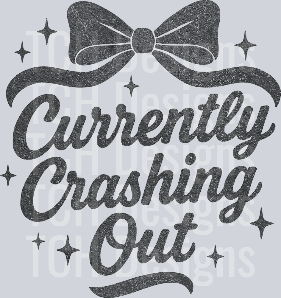 CrashingOutRetroBow_finalBlack - Artboard 8
