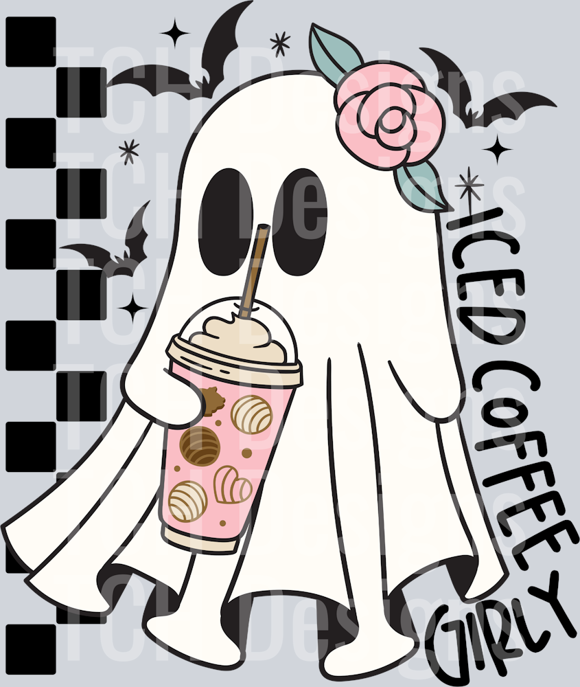 ICED COFFEE GIRLY GHOST