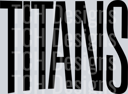 TITANS OVERSIZED BLACK
