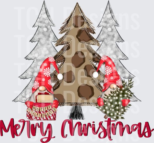 MERRY CHRISTMAS TREE GNOME