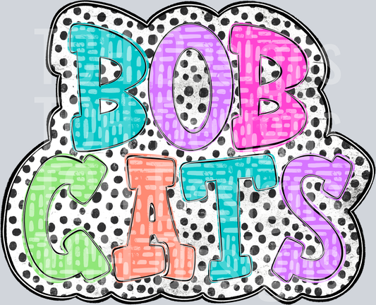 Bobcats_Colorful_Dalmatian_Dots