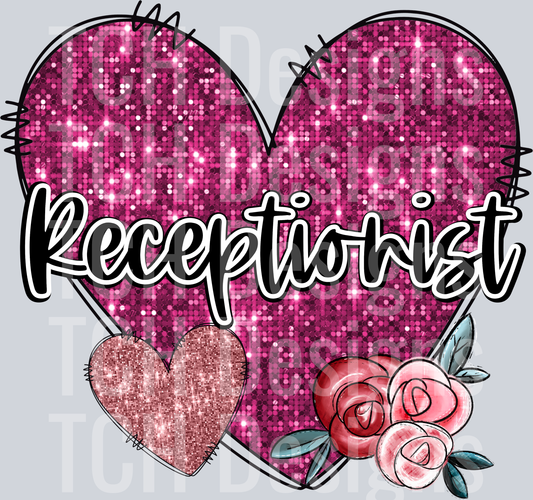 VALENTINES NAMES- RECEPTIONIST