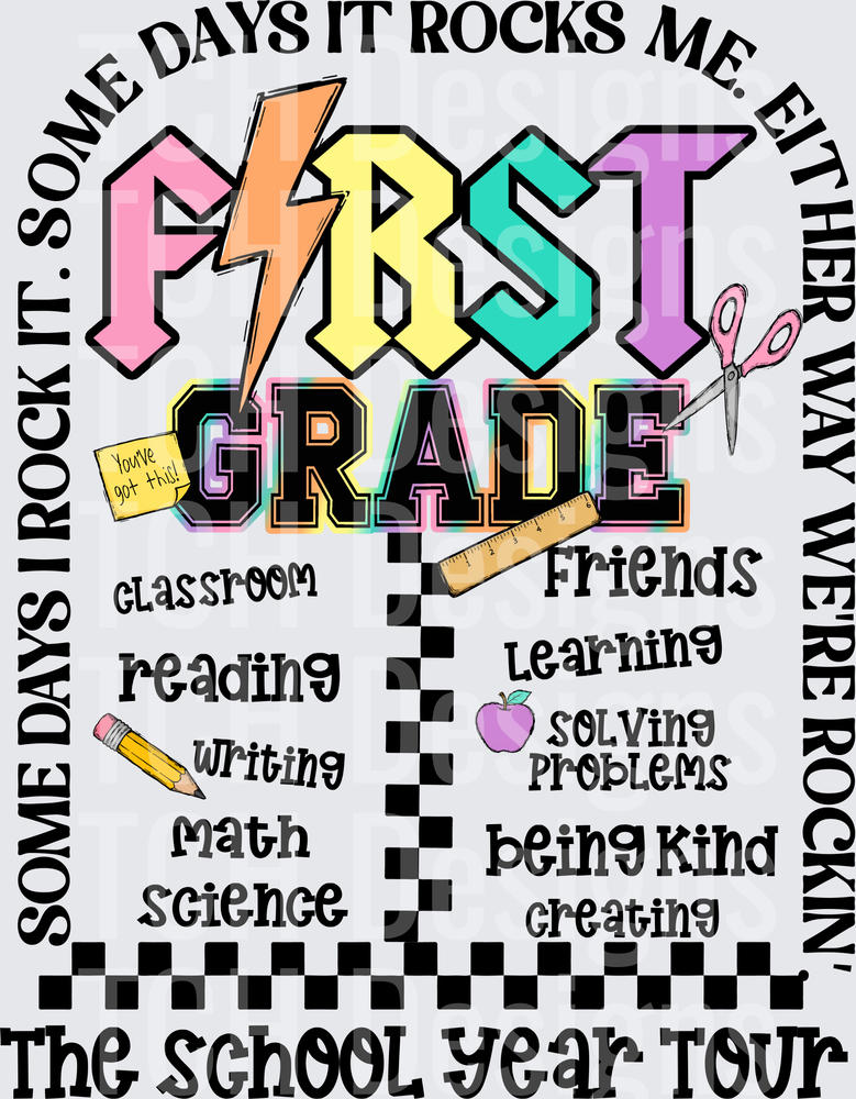 first grade rockin clean